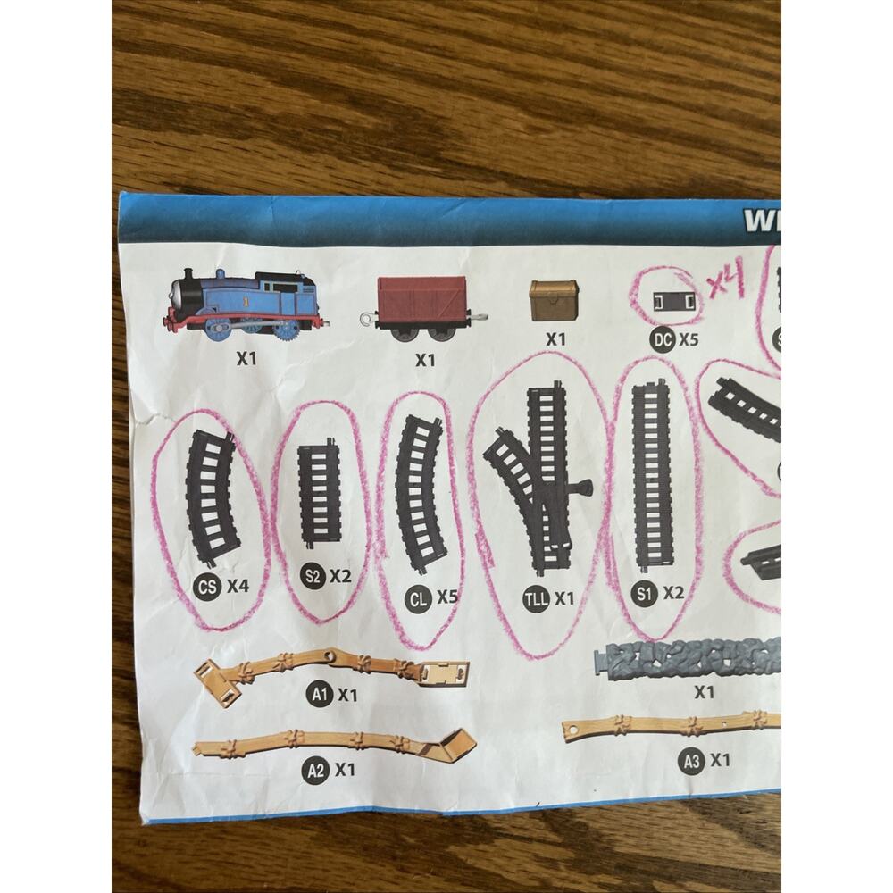 Thomas & Friends Trackmaster Shipwreck Rails Replacement Tracks & Risers - Picture 5 of 6